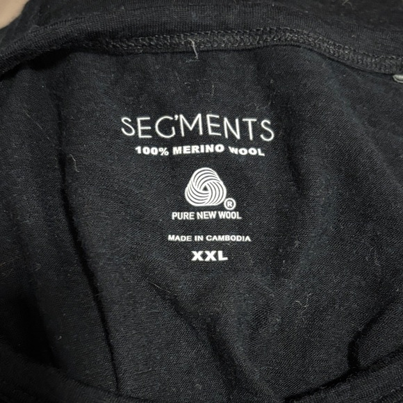 Black Long Sleeve Women's Top - Picture 2 of 2